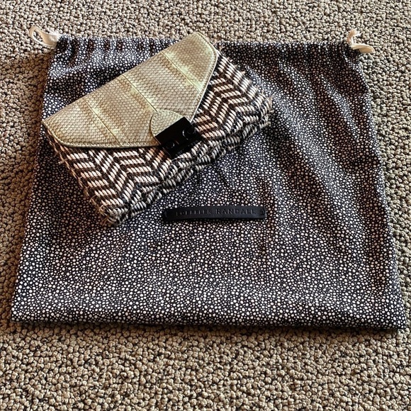 NWT Loeffler Randall Shoulder/Clutch Handbag w/ Dust Cover- STUNNING BAG! - Picture 1 of 14